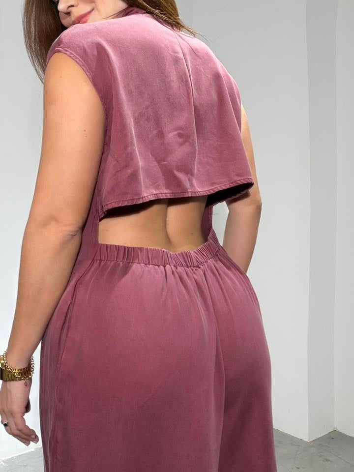Mariella Jumpsuit Cherry