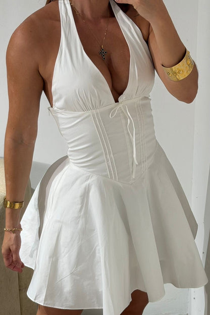 Lumi Mini Dress Blanco