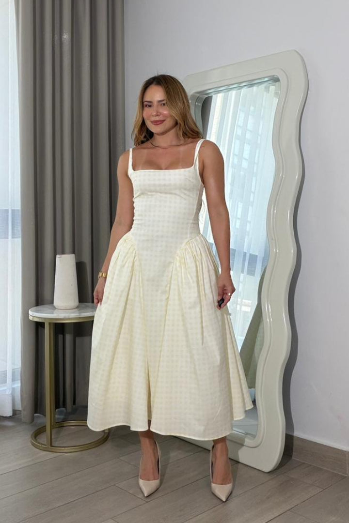 Xenia Maxi Dres Amarillo