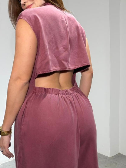 Mariella Jumpsuit Cherry