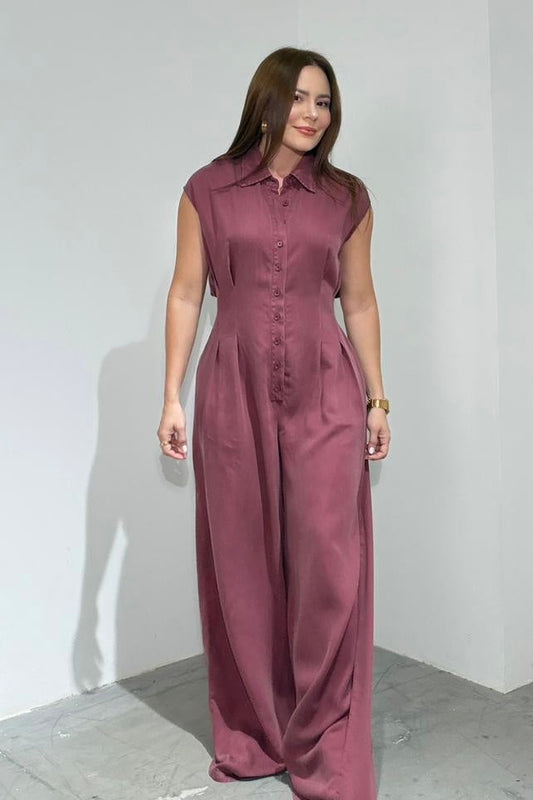 Mariella Jumpsuit Cherry