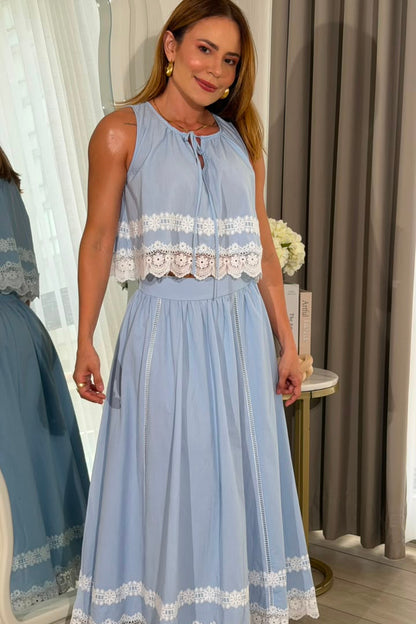 Verona Pearl Set Azul