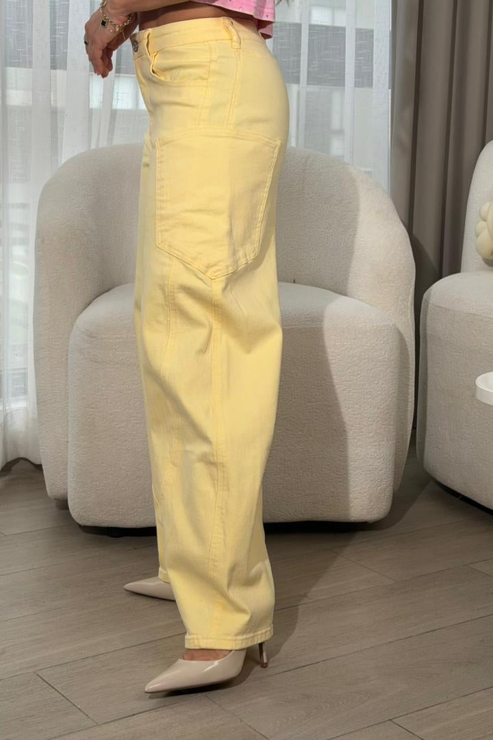 Maristella Pantalon Amarillo